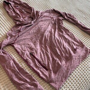 Jaanuu Women's 1-Pocket Lounge Hoodie size XS - HEATHER CHERRY